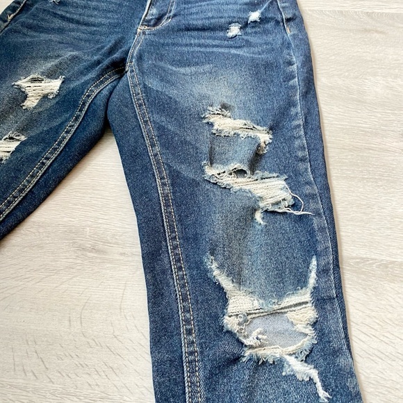 NOBO Distressed, Cropped, High Rise Jeans, Size 5 - Picture 7 of 11